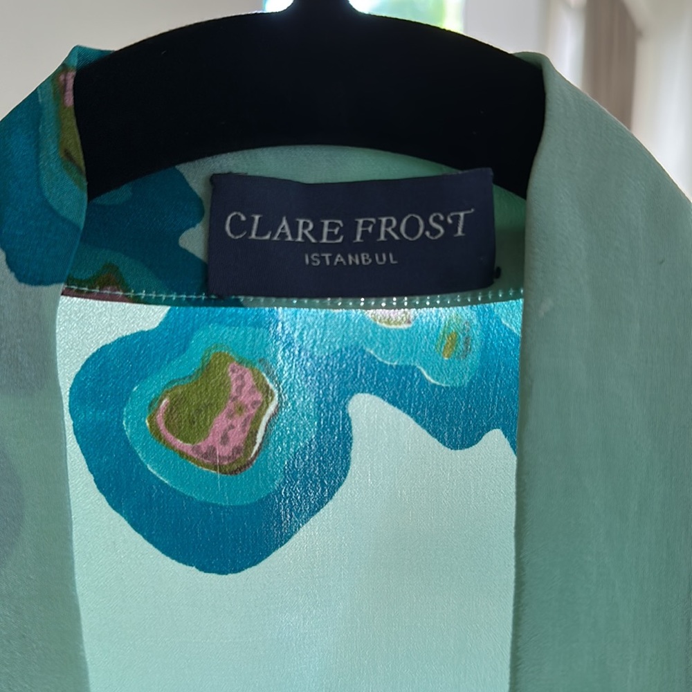 Clare Frost “Islands” Silk Kimono - Picture 4 of 7